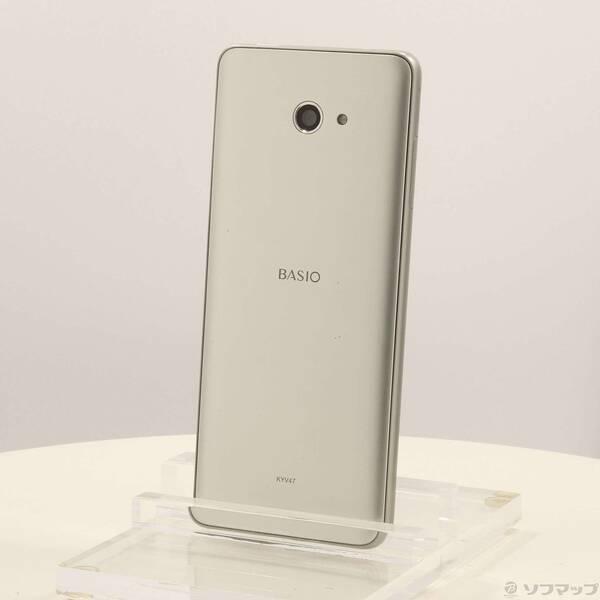 〔中古〕KYOCERA(京セラ) BASIO4 32GB シャンパンゴールド KYV47 auロック...