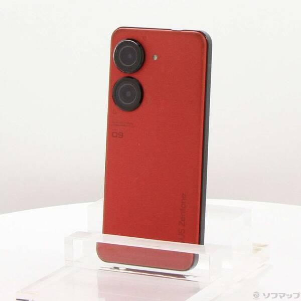 〔中古〕ASUS(エイスース) Zenfone 9 128GB サンセットレッド ZF9-RD8S1...