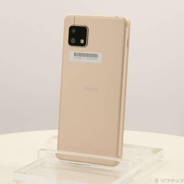 〔中古〕SHARP(シャープ) AQUOS sense4 basic 64GB ライトカッパー A0...