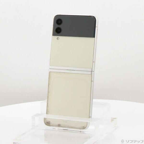 〔中古〕SAMSUNG(サムスン) Galaxy Z Flip3 5G 128GB クリーム SC-...