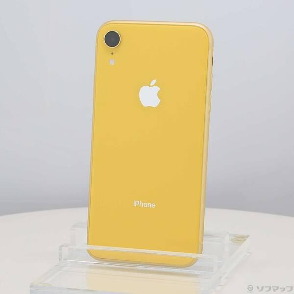 〔中古〕Apple(アップル) iPhoneXR 64GB イエロー MT082J／A SoftBa...