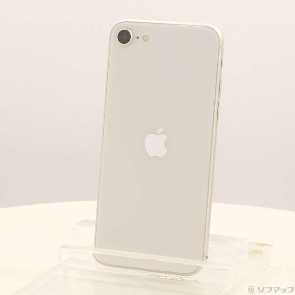 〔中古〕Apple(アップル) iPhone SE 第3世代 64GB スターライト MMYD3J／...