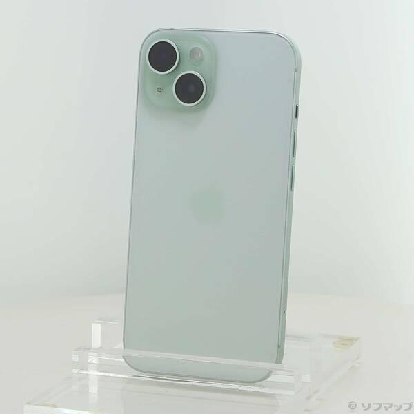 〔中古〕Apple(アップル) iPhone15 128GB グリーン MTMM3J／A SIMフリ...
