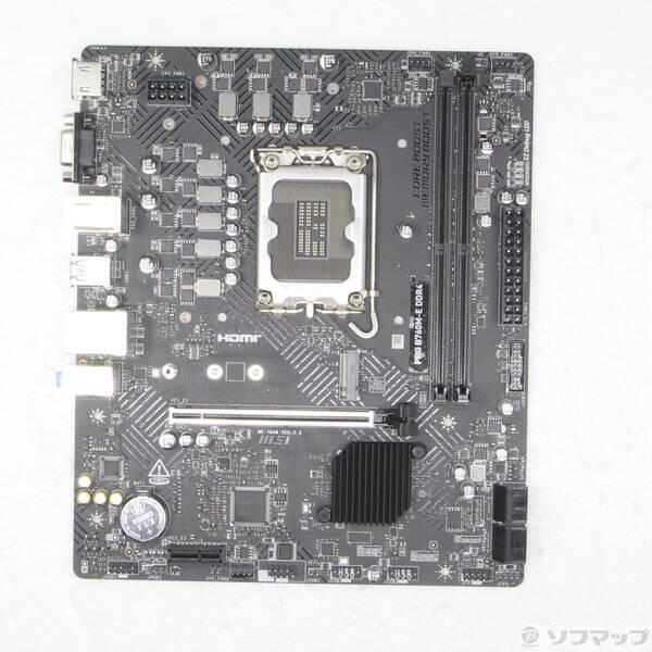 〔中古〕MSI(エムエスアイ) MSI PRO B760M-E DDR4〔262-ud〕