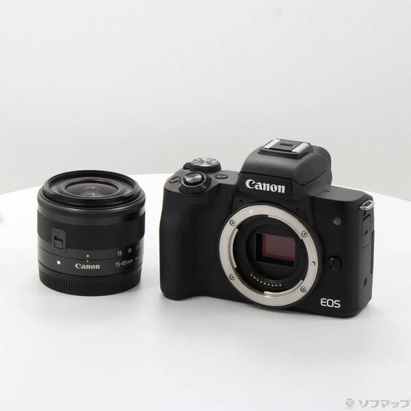 〔中古〕Canon(キヤノン) EOS Kiss M EF-M15-45 IS STM レンズキット...