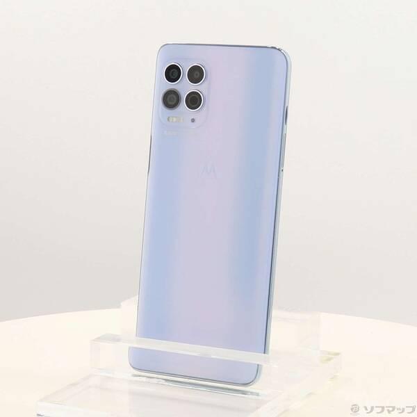 〔中古〕Motorola(モトローラ) moto g100 128GB イリディセントスカイ PAM...