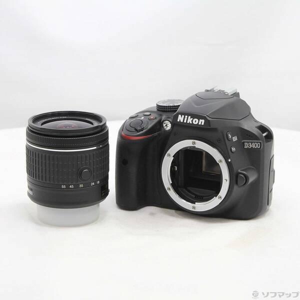〔中古〕Nikon(ニコン) D3400 18-55VR レンズキット ブラック〔262-ud〕