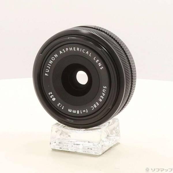 〔中古〕FUJIFILM(フジフイルム) XF 18mm F2 R ブラック〔262-ud〕