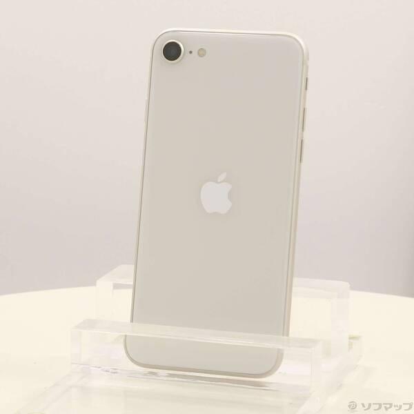 〔中古〕Apple(アップル) iPhone SE 第3世代 64GB スターライト MMYD3J／...