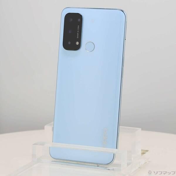 〔中古〕ワイモバイル Reno5 A 128GB アイスブルー A103OP Y!mobile SI...