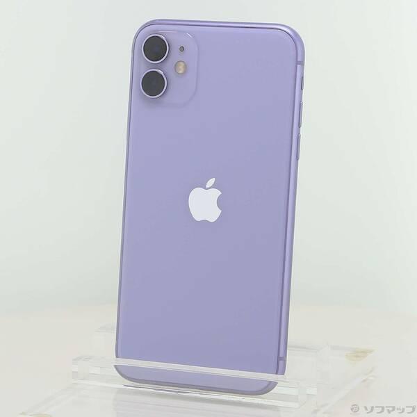 〔中古〕Apple(アップル) iPhone11 128GB パープル MWM52J／A SIMフリ...