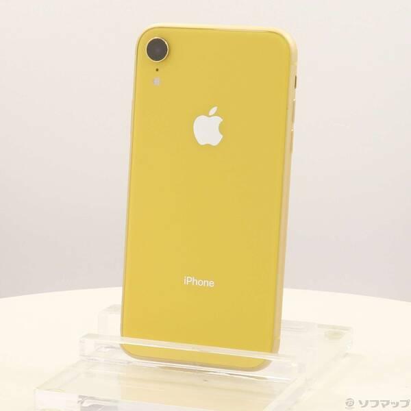 〔中古〕Apple(アップル) iPhoneXR 64GB イエロー MT082J／A SoftBa...
