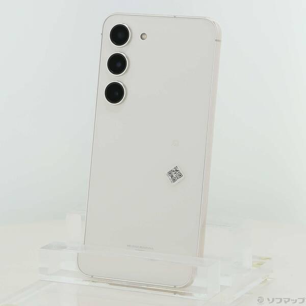 〔中古〕SAMSUNG(サムスン) Galaxy S23 256GB クリーム SCG19 au S...