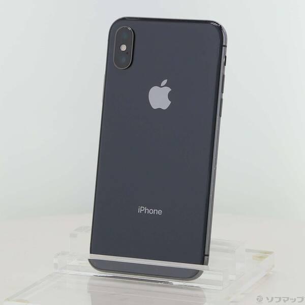 〔中古〕Apple(アップル) iPhoneX 64GB スペースグレイ MQAX2J／A SIMフ...