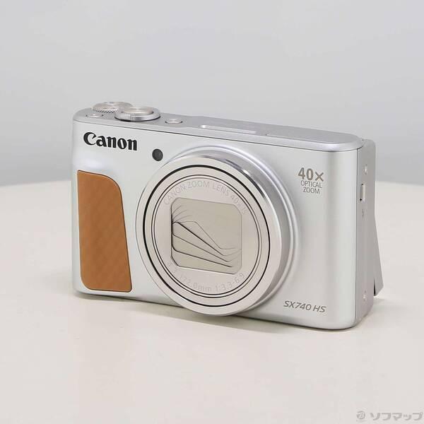 〔中古〕Canon(キヤノン) PowerShot SX740 HS シルバー〔262-ud〕