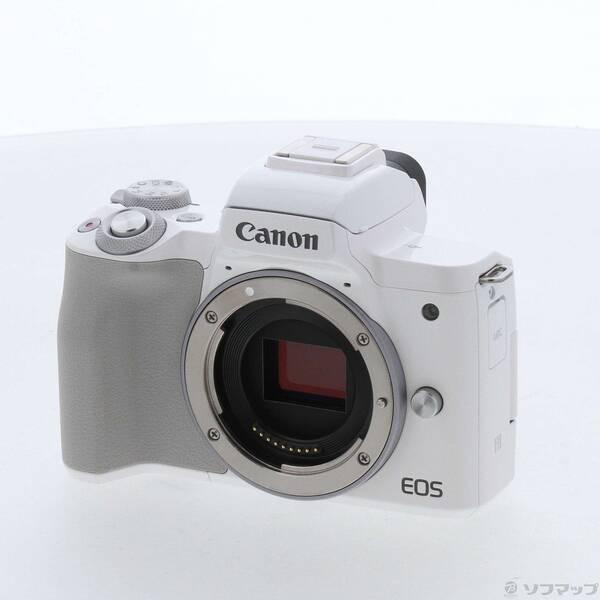 〔中古〕Canon(キヤノン) EOS Kiss M ホワイト〔258-ud〕