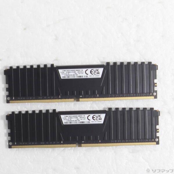 〔中古〕CORSAIR CMK32GX4M2D3600C18 32GB 16GB×2枚組〔262-u...
