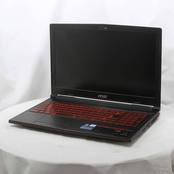 〔中古〕MSI(エムエスアイ) GL63 8RC-1060JP ブラック〔377-ud〕