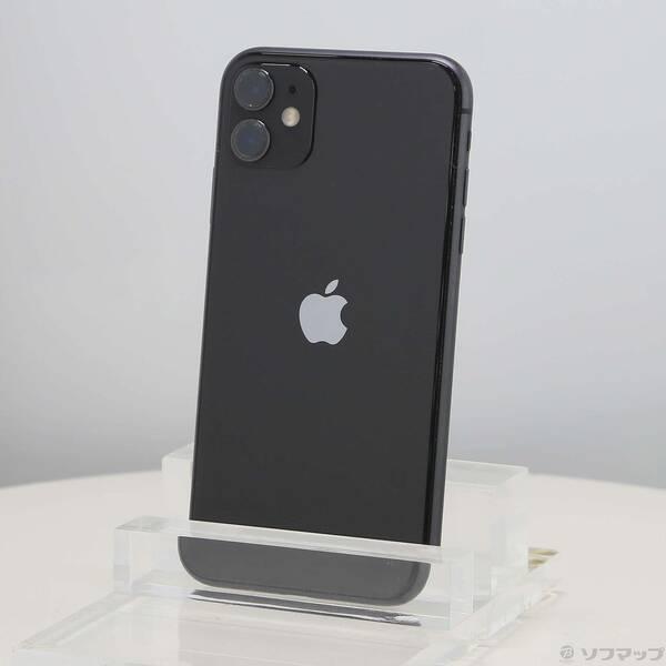 〔中古〕Apple(アップル) iPhone11 64GB ブラック NWLT2J／A SIMフリー...