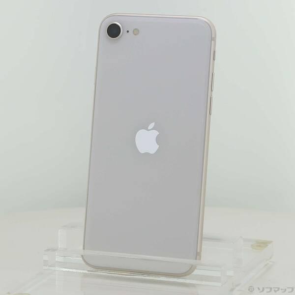 〔中古〕Apple(アップル) iPhone SE 第3世代 64GB スターライト MMYD3J／...