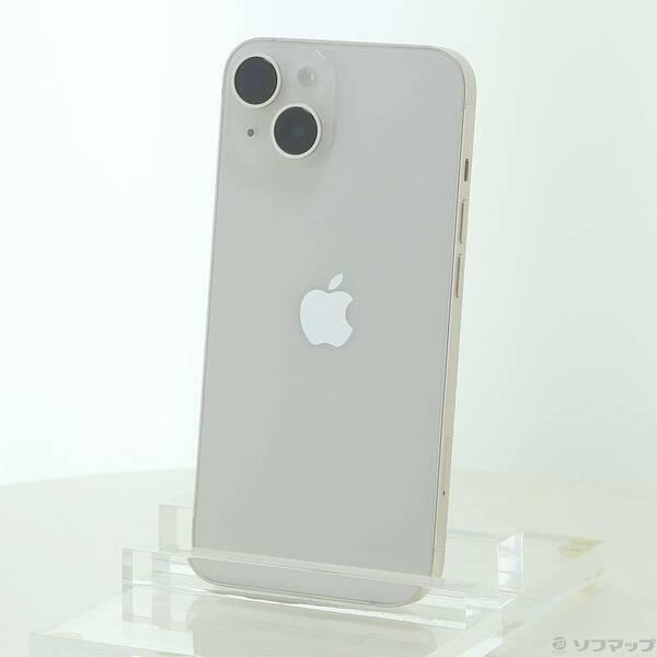 〔中古〕Apple(アップル) iPhone14 128GB スターライト MPUQ3J／A SIM...