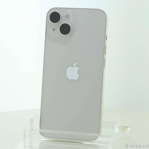 〔中古〕Apple(アップル) iPhone14 128GB スターライト MPUQ3J／A SIM...