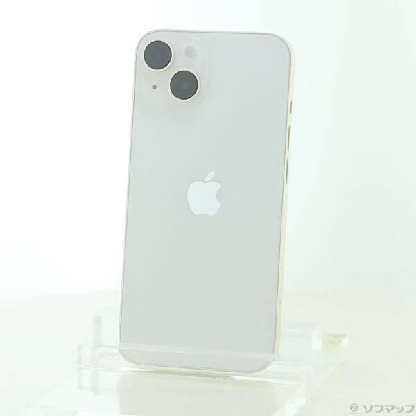 〔中古〕Apple(アップル) iPhone14 128GB スターライト MPUQ3J／A SIM...