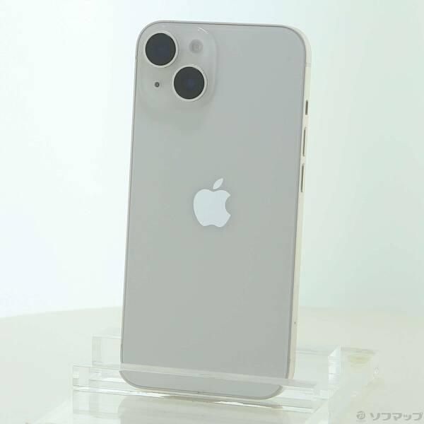 〔中古〕Apple(アップル) iPhone14 128GB スターライト MPUQ3J／A SIM...