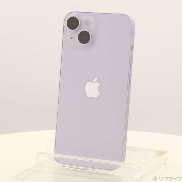 〔中古〕Apple(アップル) iPhone14 128GB パープル MPUY3J／A SIMフリ...