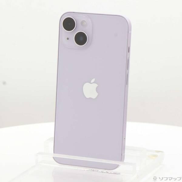 〔中古〕Apple(アップル) iPhone14 128GB パープル MPUY3J／A SIMフリ...