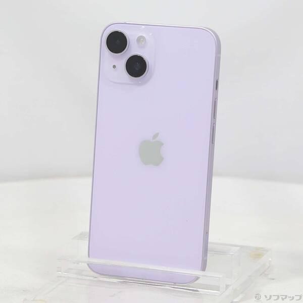 〔中古〕Apple(アップル) iPhone14 128GB パープル MPUY3J／A SIMフリ...