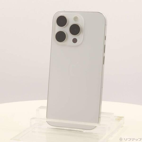 〔中古〕Apple(アップル) iPhone15 Pro 256GB ホワイトチタニウム MTUD3...