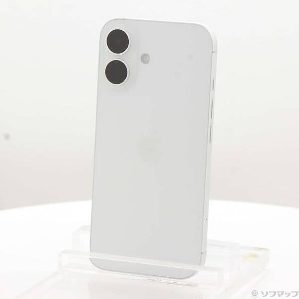 〔中古〕Apple(アップル) iPhone16 128GB ホワイト MYDR3J／A SIMフリ...