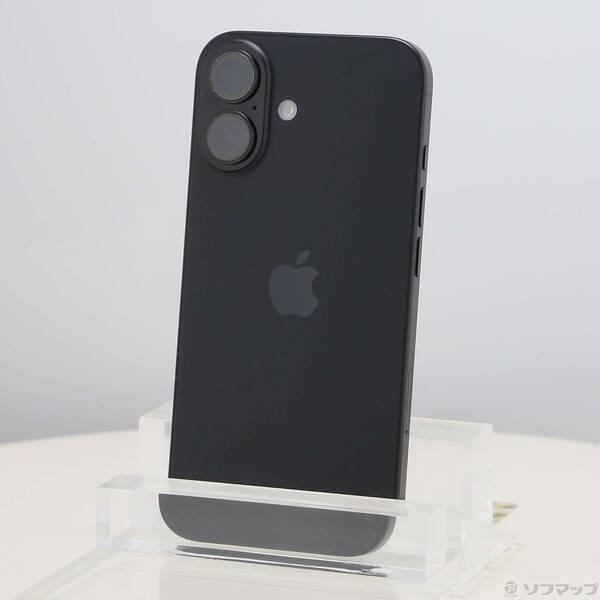 〔中古〕Apple(アップル) iPhone16 256GB ブラック MYDW3J／A SIMフリ...