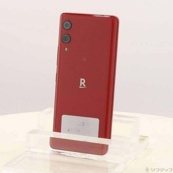〔中古〕楽天モバイル Rakuten Hand 5G 128GB クリムゾンレッド P780 楽天 ...