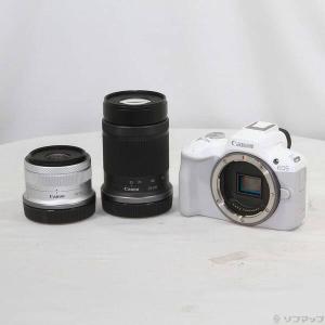 〔中古〕Canon(キヤノン) EOS R50 ダブルズームキット ホワイト〔198-ud〕