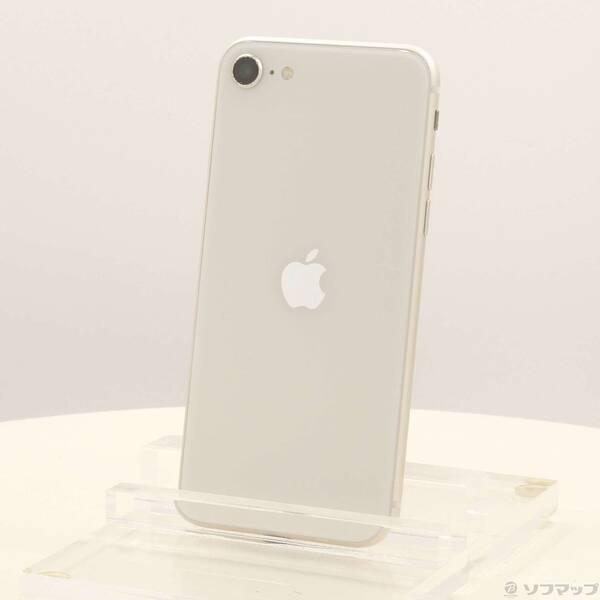 〔中古〕Apple(アップル) iPhone SE 第3世代 64GB スターライト MMYD3J／...