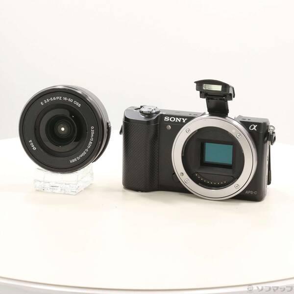 〔中古〕SONY(ソニー) α5000 ILCE-5000L パワーズームレンズキット ブラック〔3...