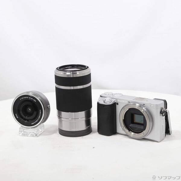 〔中古〕SONY(ソニー) α6400 ILCE-6400Y ダブルズームレンズキット シルバー〔2...
