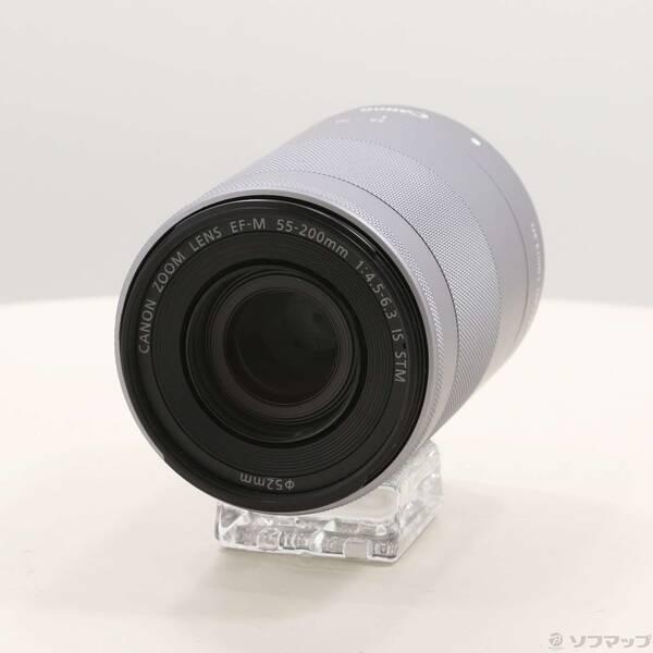 〔中古〕Canon(キヤノン) EF-M55-200MM F4.5-6.3 IS STM シルバー〔...