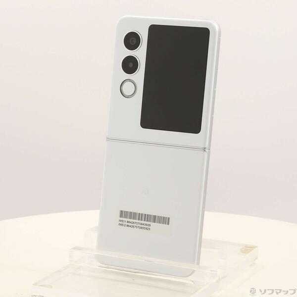 〔中古〕ZTE nubia Flip 2 128GB ホワイト A404ZT Y!mobile〔25...