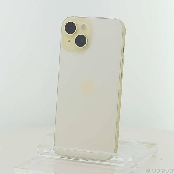 〔中古〕Apple(アップル) iPhone15 128GB イエロー MTMK3J／A SIMフリ...