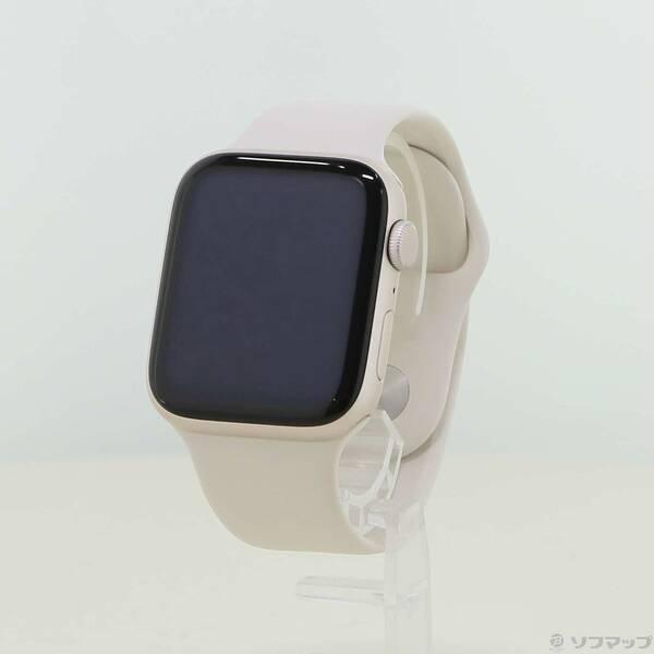 〔中古〕Apple(アップル) Apple Watch SE 第3世代 GPS 44mm スターライ...