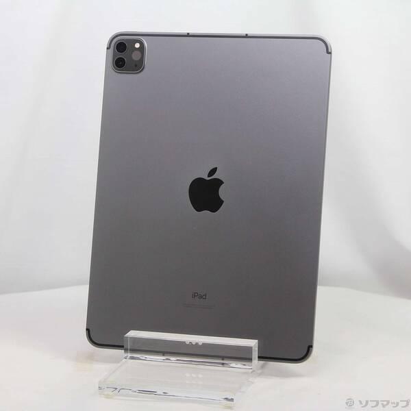 〔中古〕SoftBank iPad Pro 11インチ 第3世代 256GB スペースグレイ MHW...