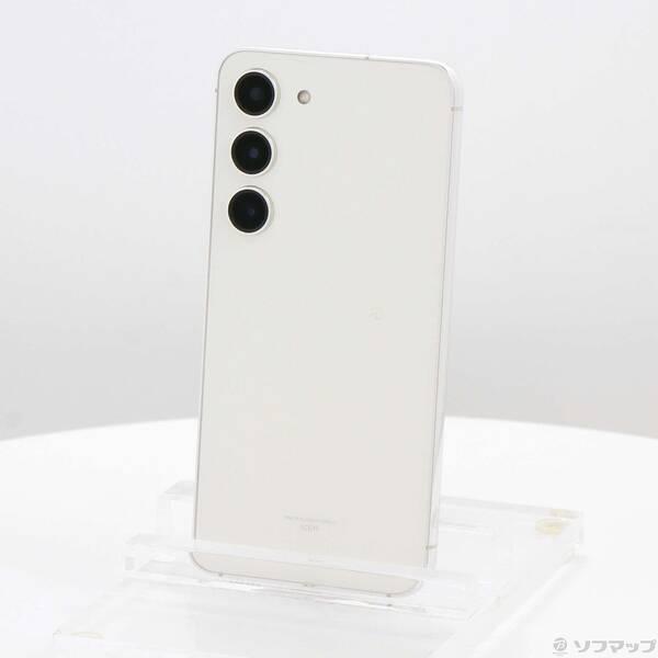 〔中古〕SAMSUNG(サムスン) Galaxy S23 256GB クリーム SCG19 au S...