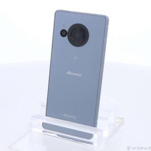 SHARP AQUOS R8 256GB ブルー 新品近い 中古〕SHARP(シャープ) AQUOS R8 256GB ブルー SH-R80 SIMフリー〔305