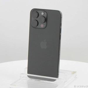 〔中古〕Apple(アップル) iPhone15 Pro Max 256GB ブラックチタニウム MU6P3J／A SIMフリー〔262-ud〕