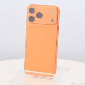 〔中古〕Apple(アップル) iPhone17 Pro Max 2TB コズミックオレンジ MFYK4J／A SIMフリー〔297-ud〕
