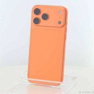 〔中古〕Apple(アップル) iPhone17 Pro Max 1TB コズミックオレンジ MFYG4J／A SIMフリー〔258-ud〕