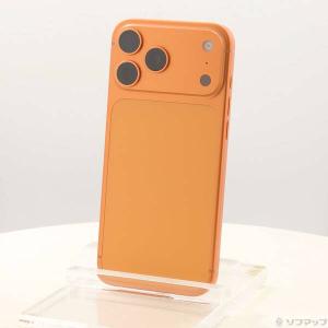 〔中古〕Apple(アップル) iPhone17 Pro Max 1TB コズミックオレンジ MFYG4J／A SIMフリー〔258-ud〕
